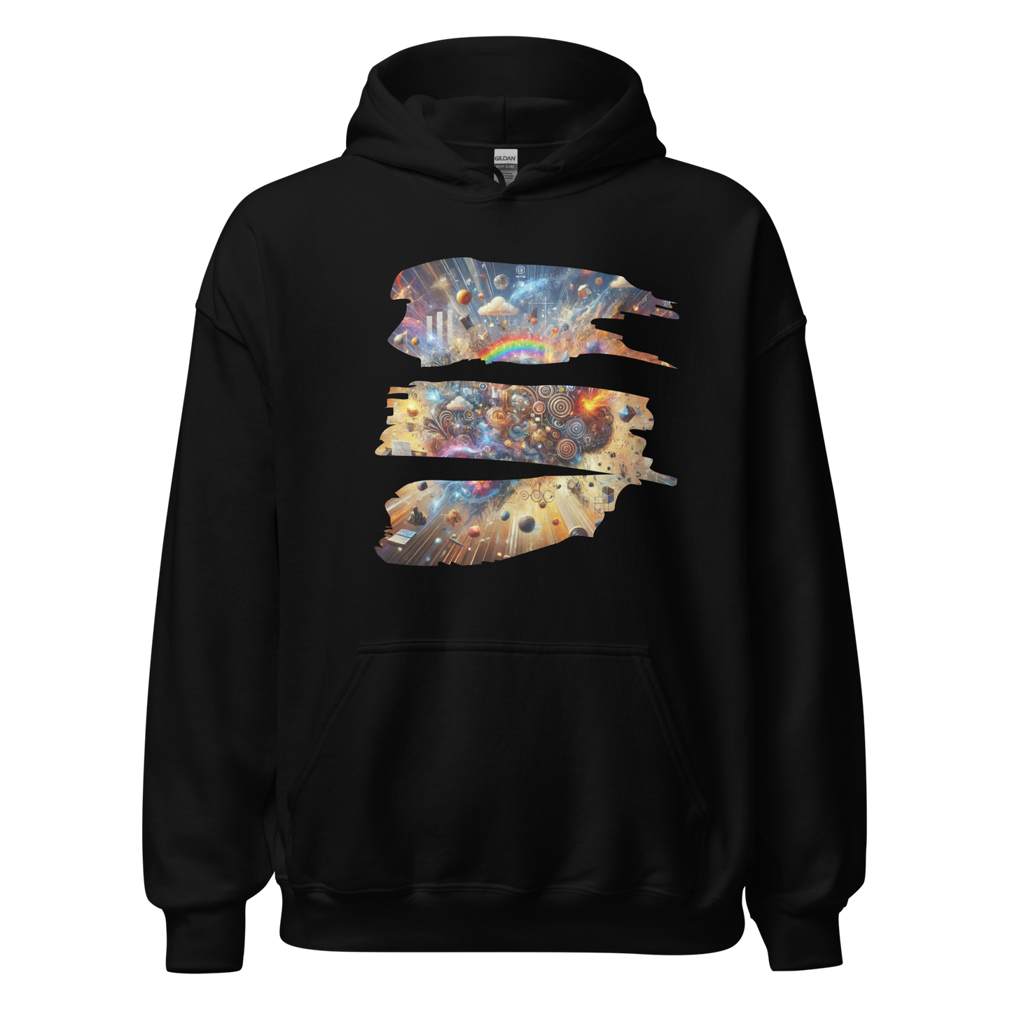 Fractured Mind Black Hoodie from the Chaos Threads Collection at Absolute Legend