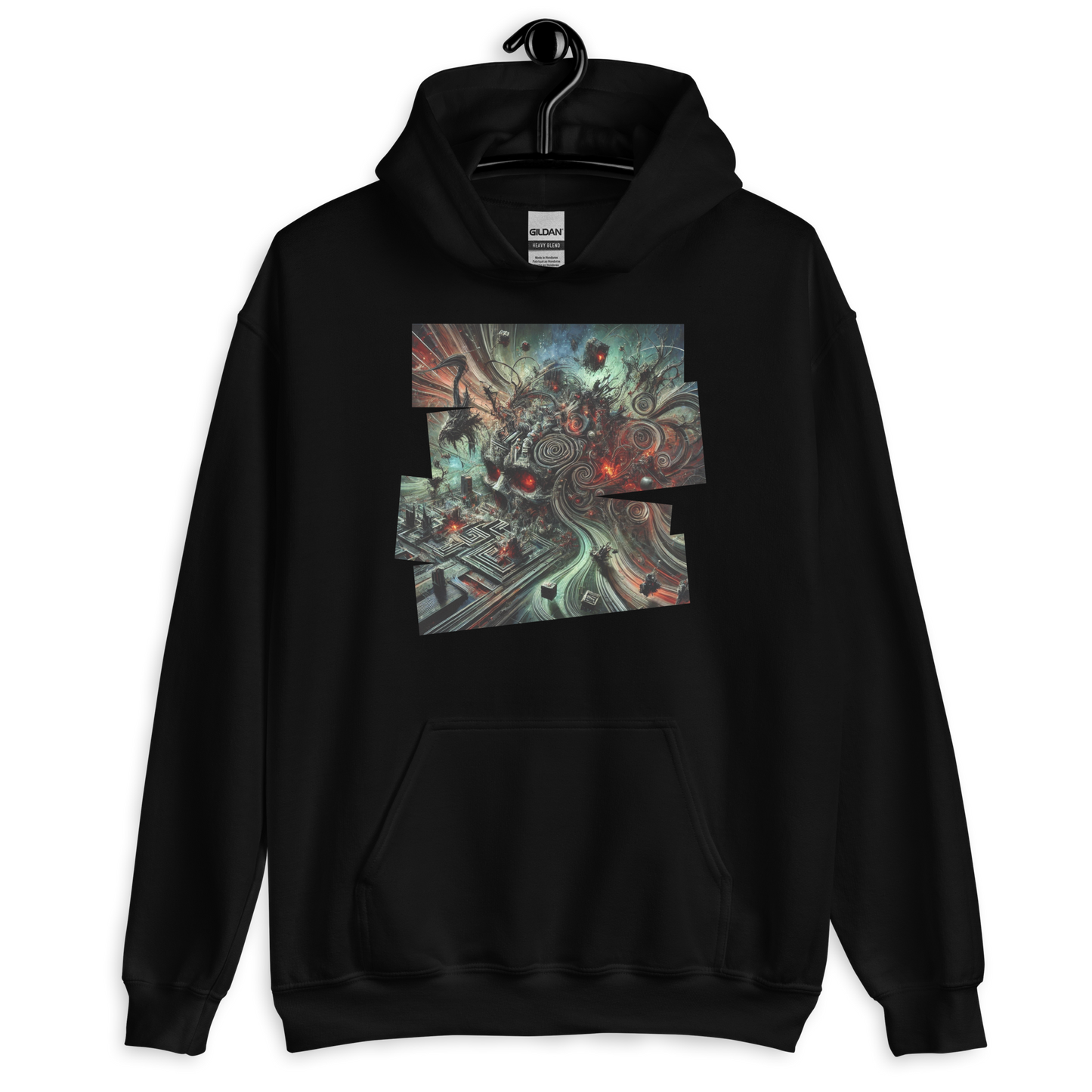 Maelstrom Resound Black Hoodie from the Chaos Threads Collection at Absolute Legend