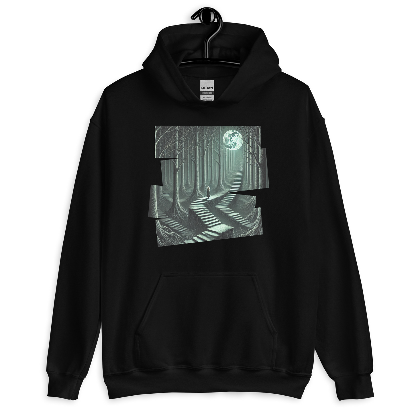 Perpetual Divergence Black Hoodie from the Chaos Threads Collection at Absolute Legend