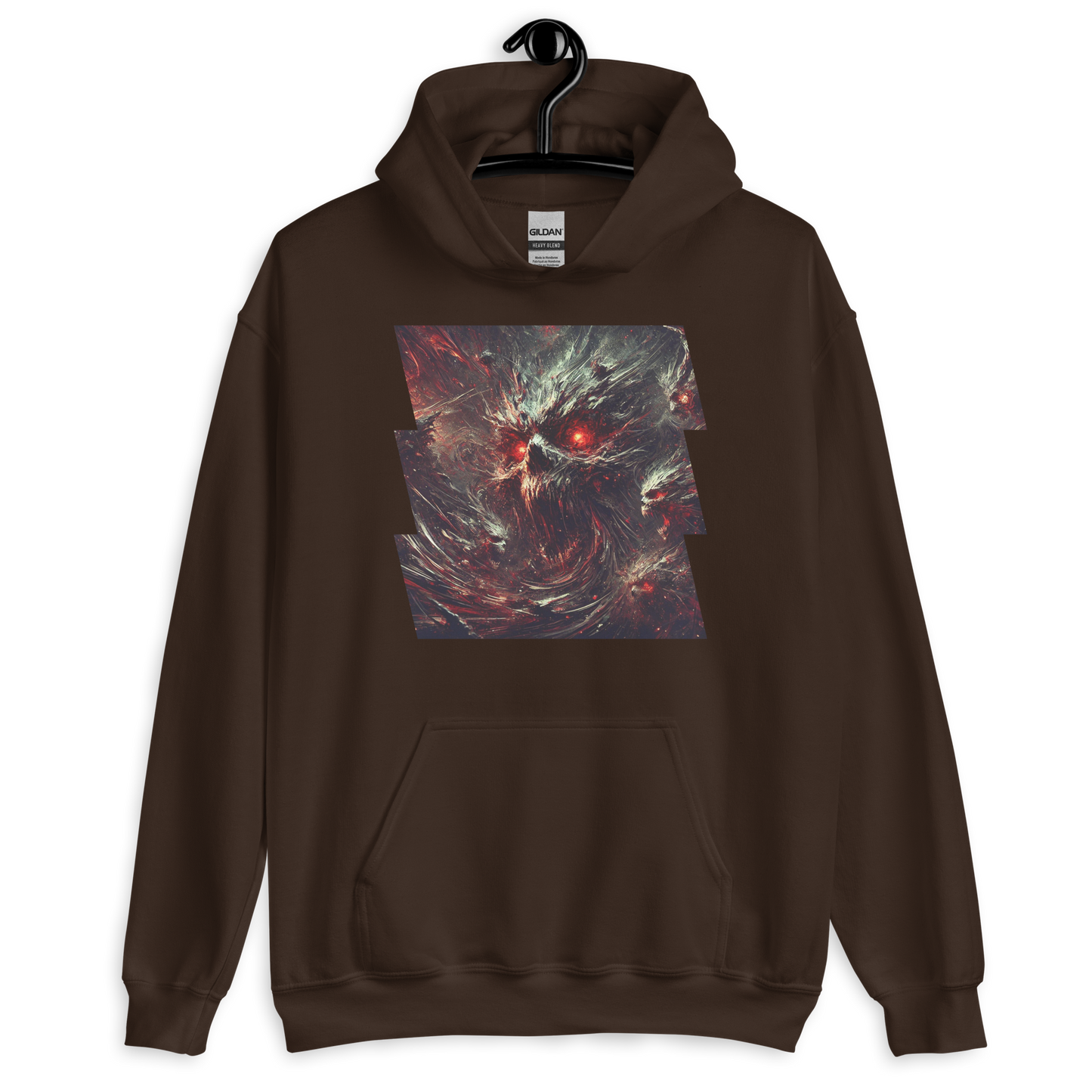 Hellstorm Scream Brown Hoodie from the Chaos Threads Collection at Absolute Legend