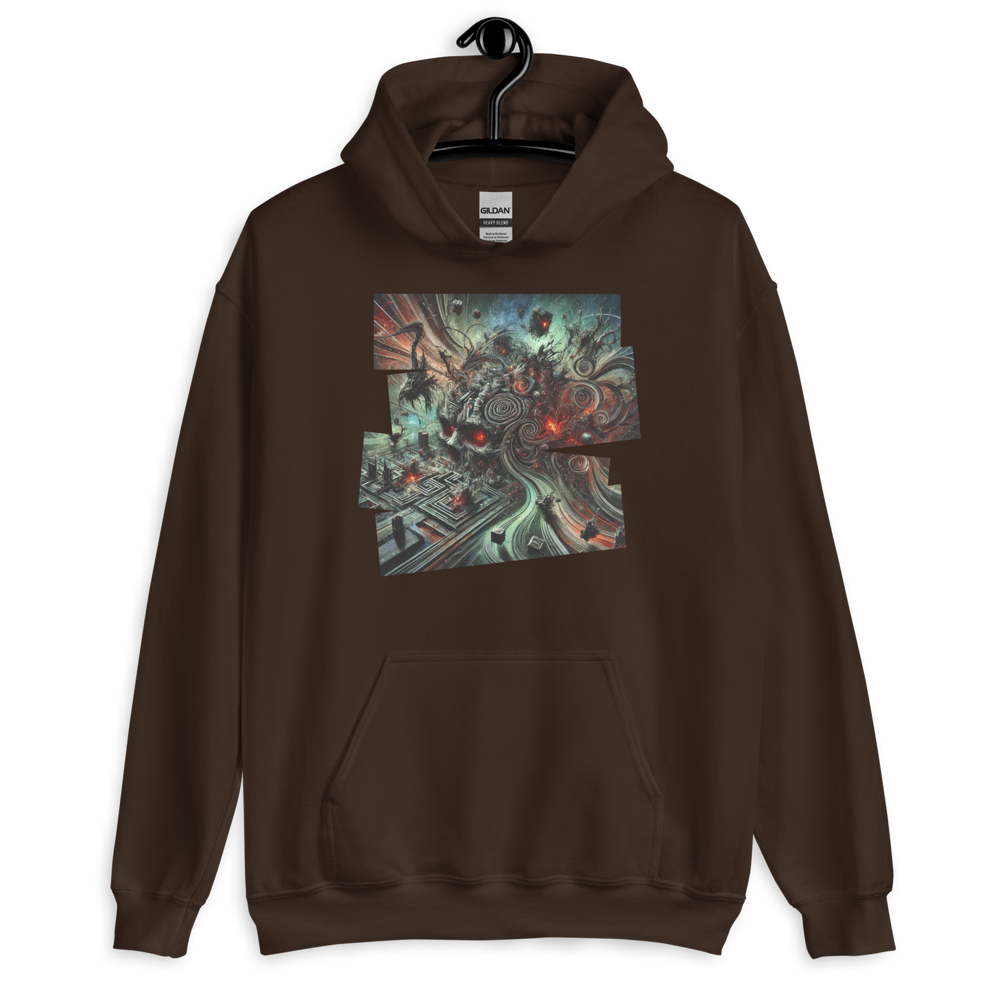 Maelstrom Resound Brown Hoodie from the Chaos Threads Collection at Absolute Legend