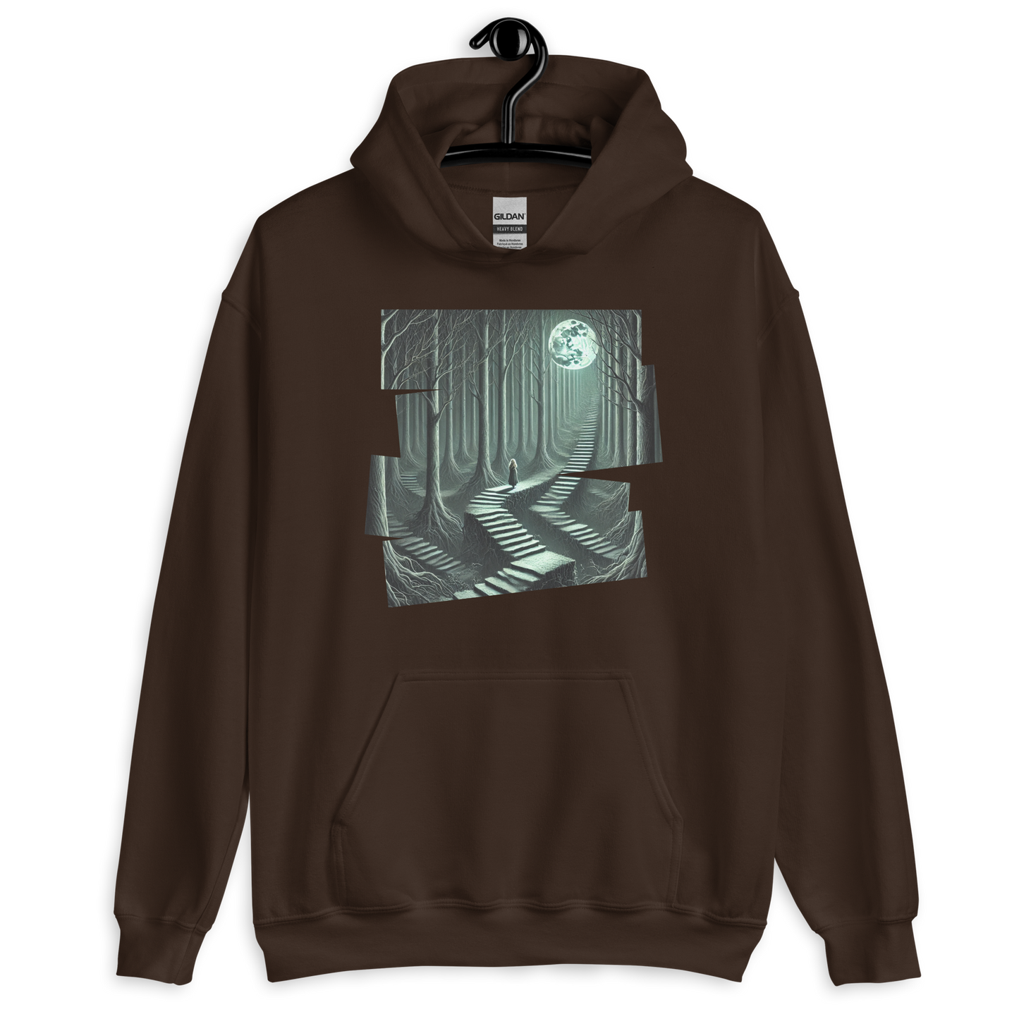 Perpetual Divergence Brown Hoodie from the Chaos Threads Collection at Absolute Legend