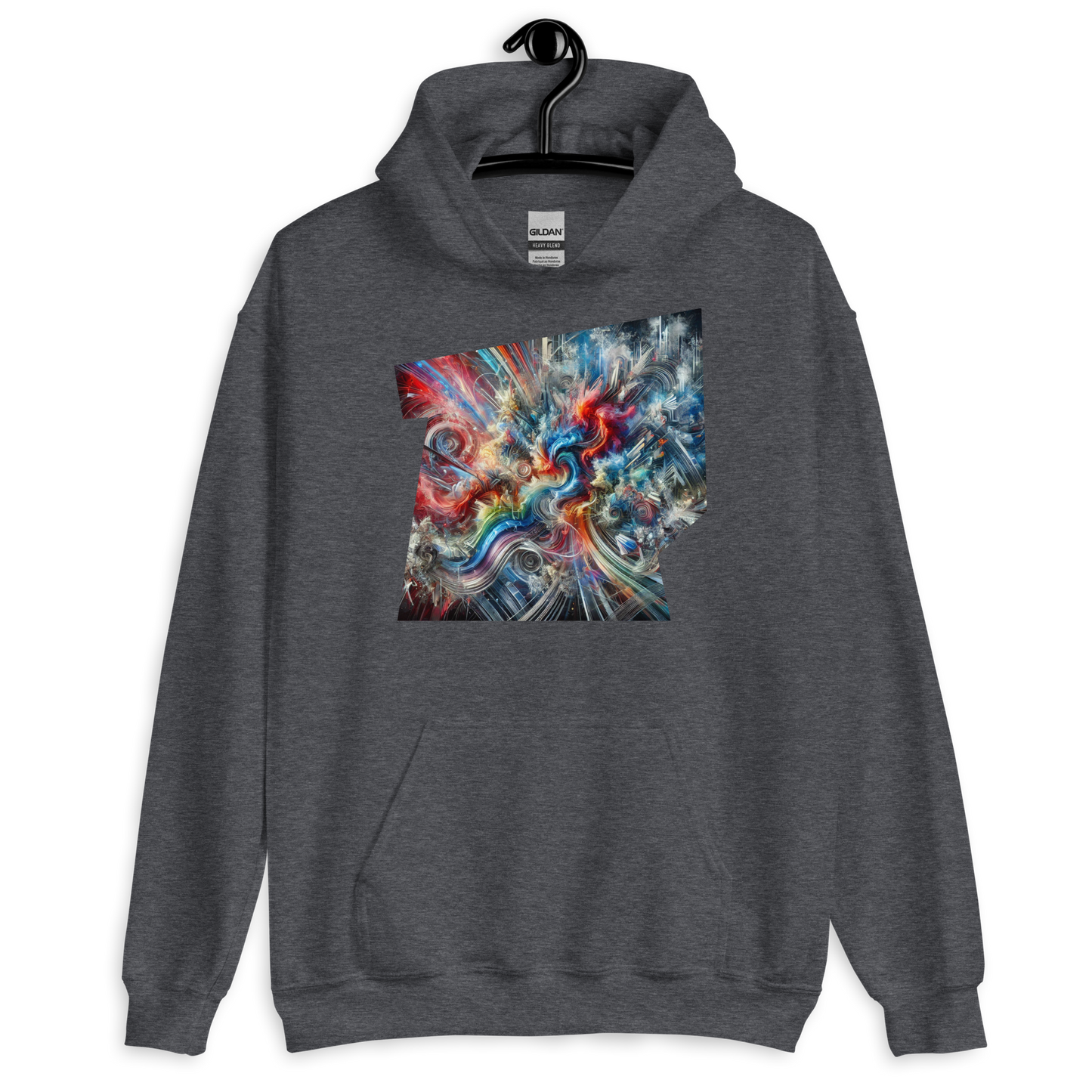 Explosive Reverie Dark Heather Hoodie from the Chaos Threads Collection at Absolute Legend
