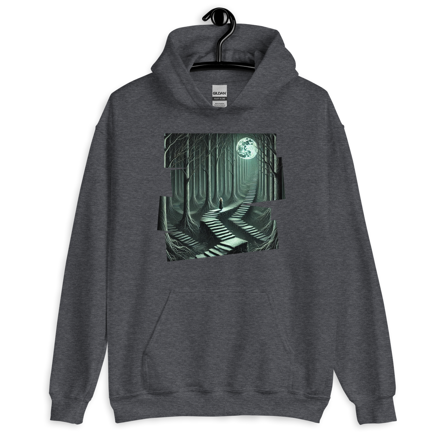 Perpetual Divergence Dark Heather Hoodie from the Chaos Threads Collection at Absolute Legend