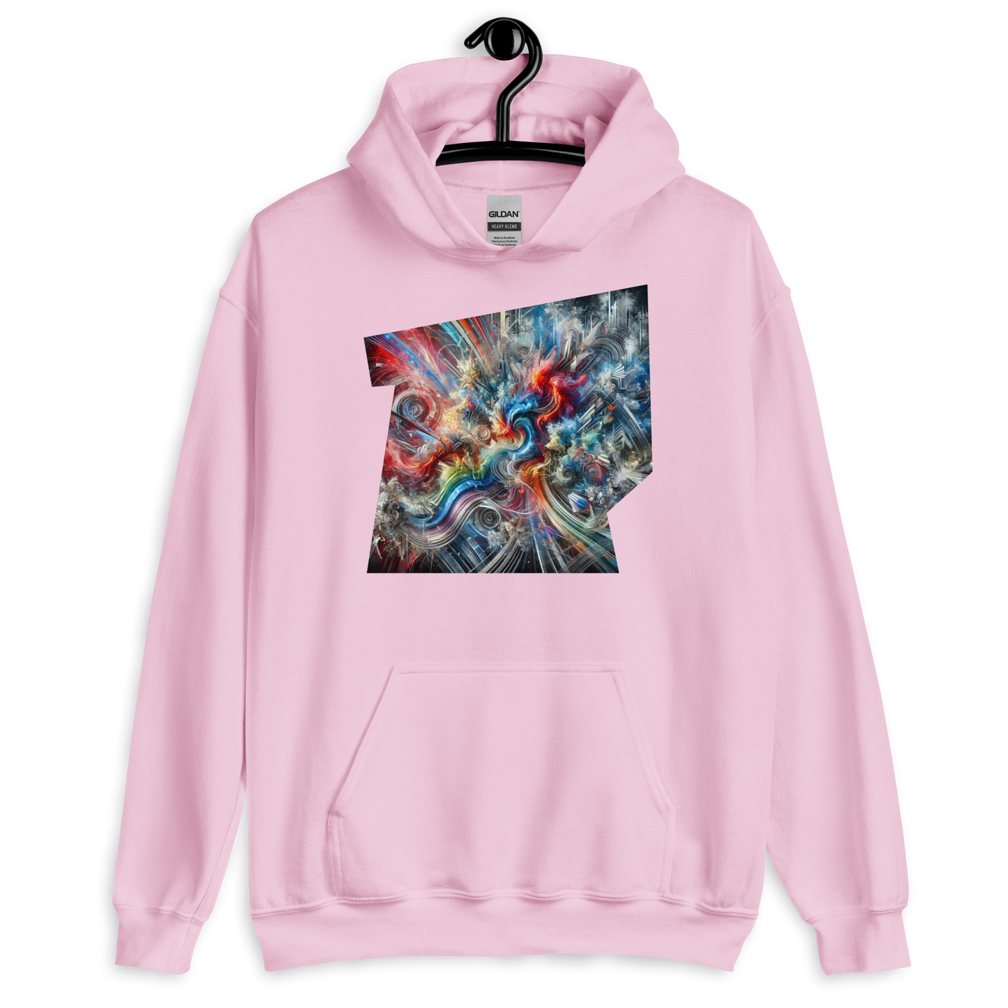 Explosive Reverie Pale Pink Hoodie from the Chaos Threads Collection at Absolute Legend