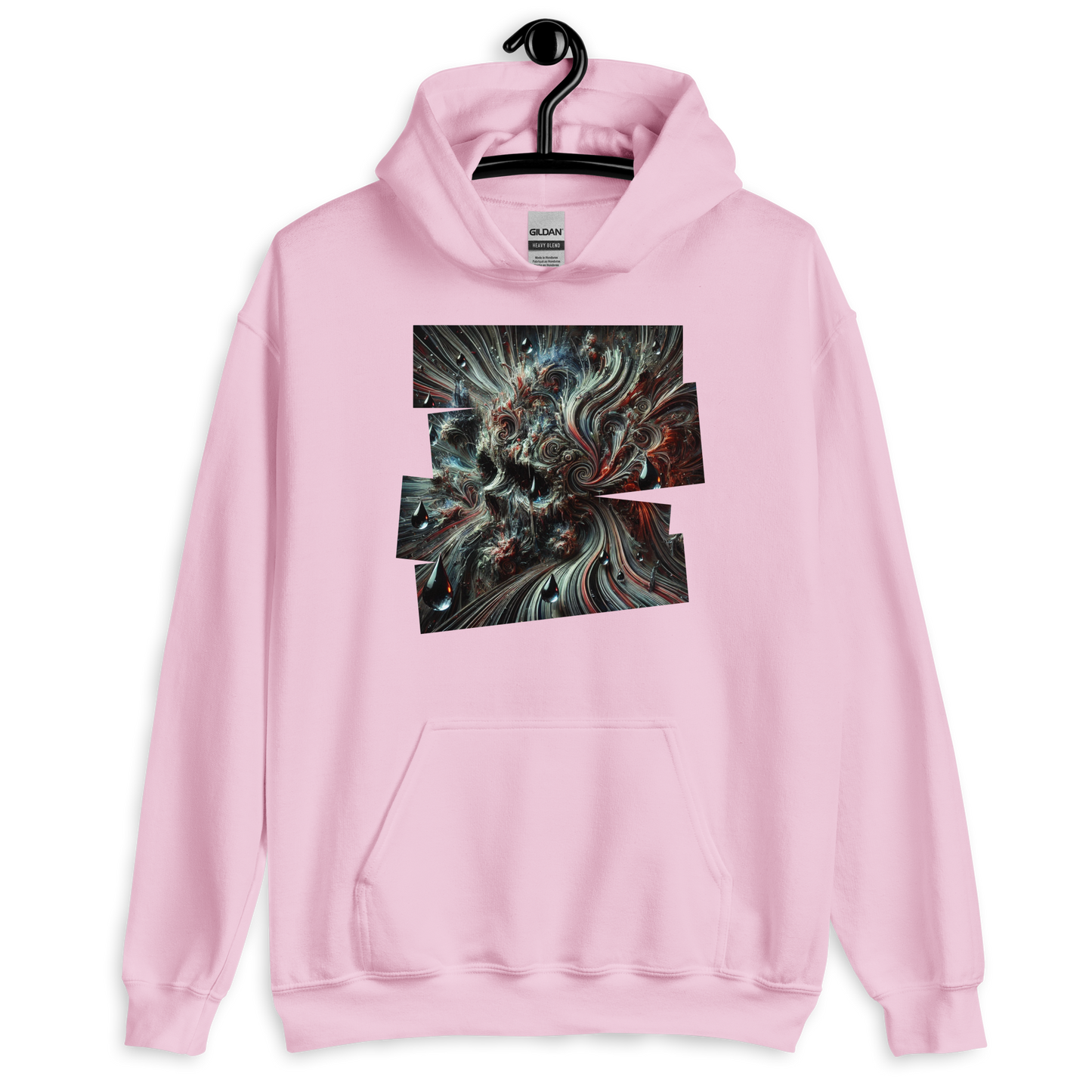 Tears in Chaos Pale Pink Hoodie from the Chaos Threads Collection at Absolute Legend