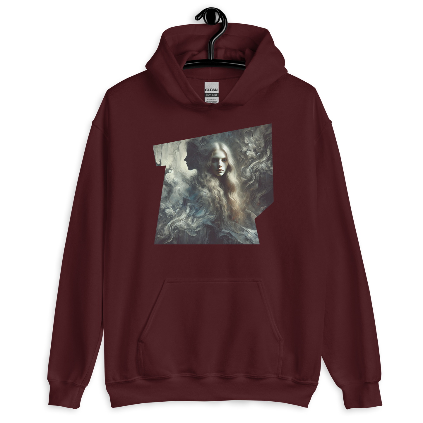 Echoes of Disorder Maroon Hoodie from the Chaos Threads Collection at Absolute Legend