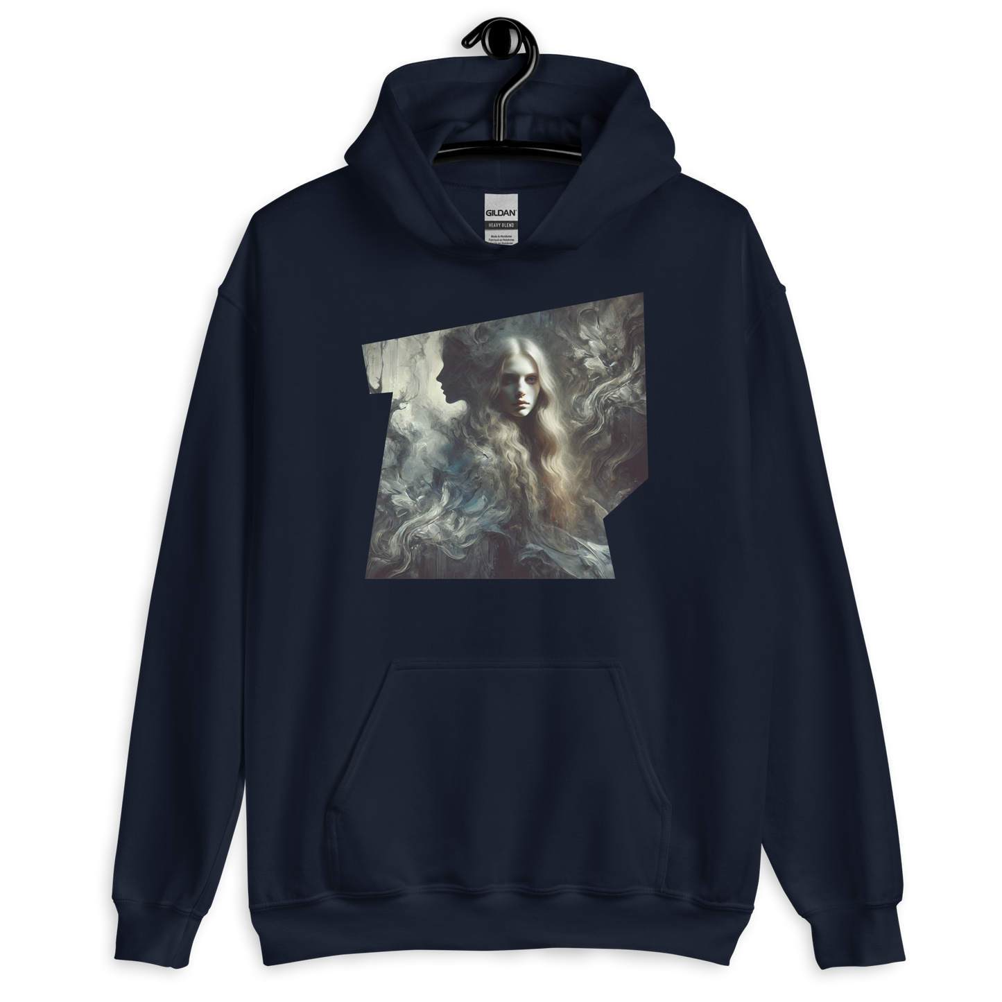 Echoes of Disorder Navy Hoodie from the Chaos Threads Collection at Absolute Legend