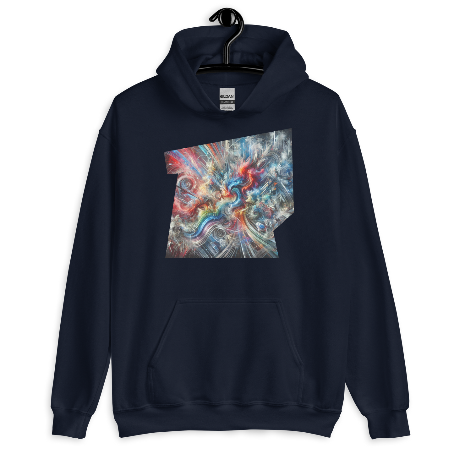 Explosive Reverie Navy Hoodie from the Chaos Threads Collection at Absolute Legend