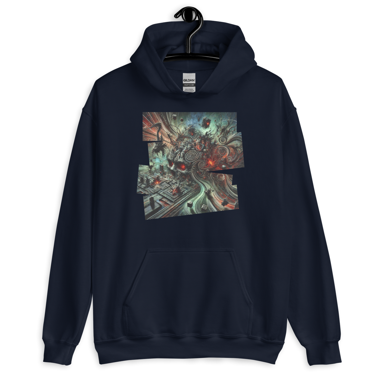 Maelstrom Resound Navy Hoodie from the Chaos Threads Collection at Absolute Legend