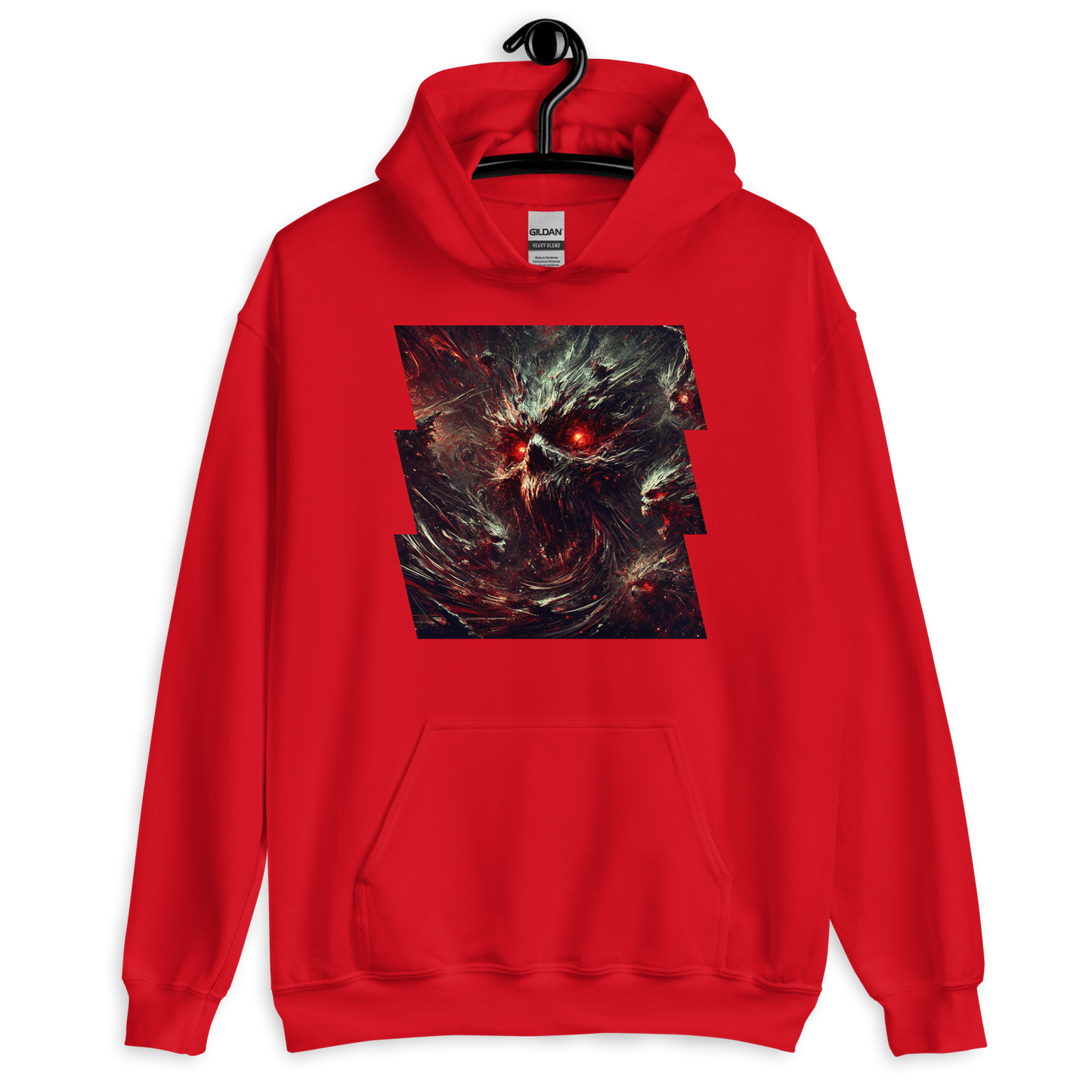 Hellstorm Scream Red Hoodie from the Chaos Threads Collection at Absolute Legend