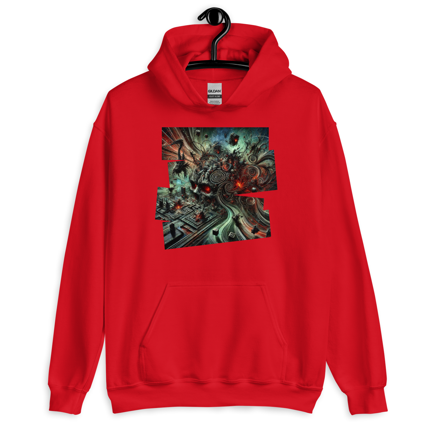 Maelstrom Resound Red Hoodie from the Chaos Threads Collection at Absolute Legend