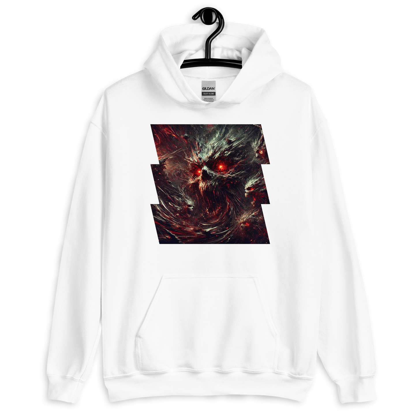 Hellstorm Scream White Hoodie from the Chaos Threads Collection at Absolute Legend