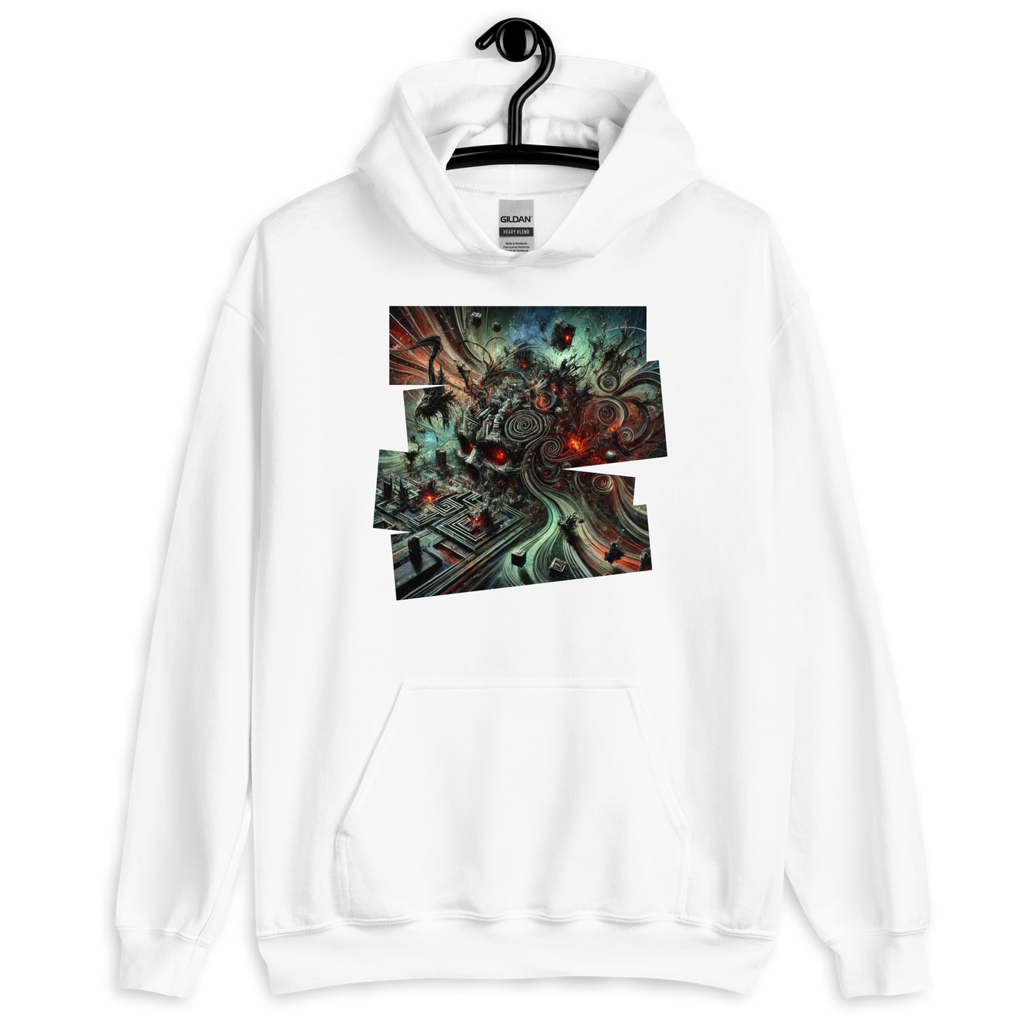 Maelstrom Resound White Hoodie from the Chaos Threads Collection at Absolute Legend