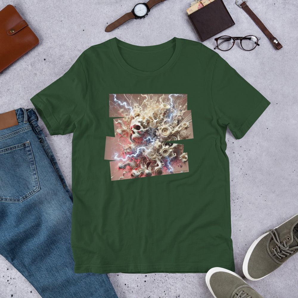 Fragmented Serenity Green T-Shirt from the Chaos Threads Collection at Absolute Legend