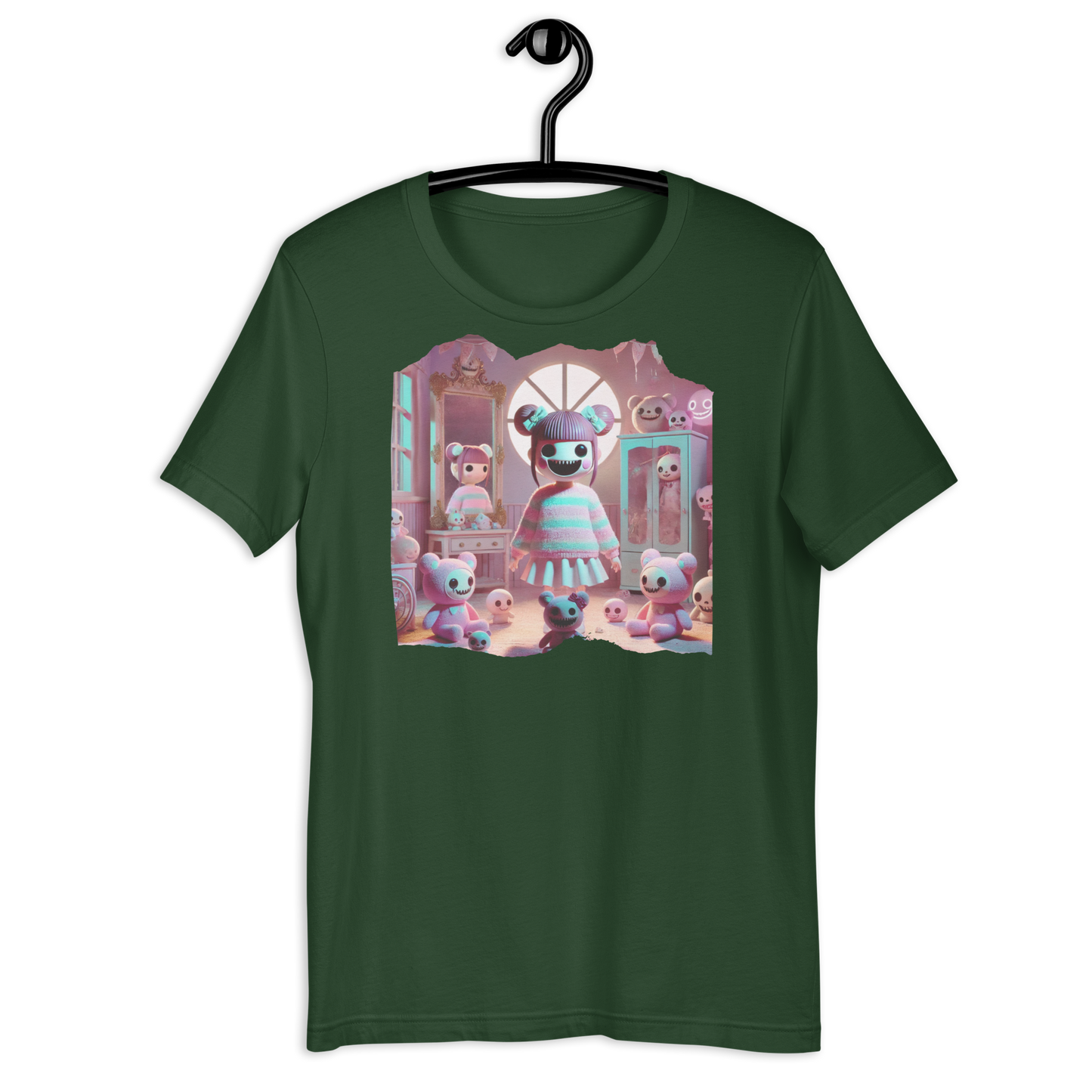 Sweetly Sinister Green T-Shirt from the Twisted Kawaii Collection at Absolute Legend
