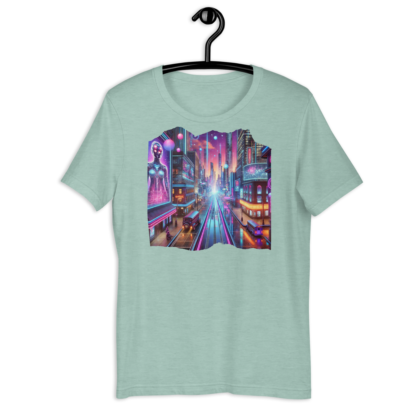 Utopia Avenue Pale Blue T-Shirt from the Cybertropolis Collection at Absolute Legend