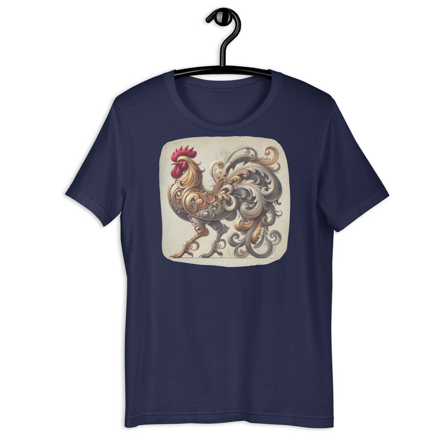 The Fancy Clucker Navy T-Shirt from the Cluck Couture Collection at Absolute Legend