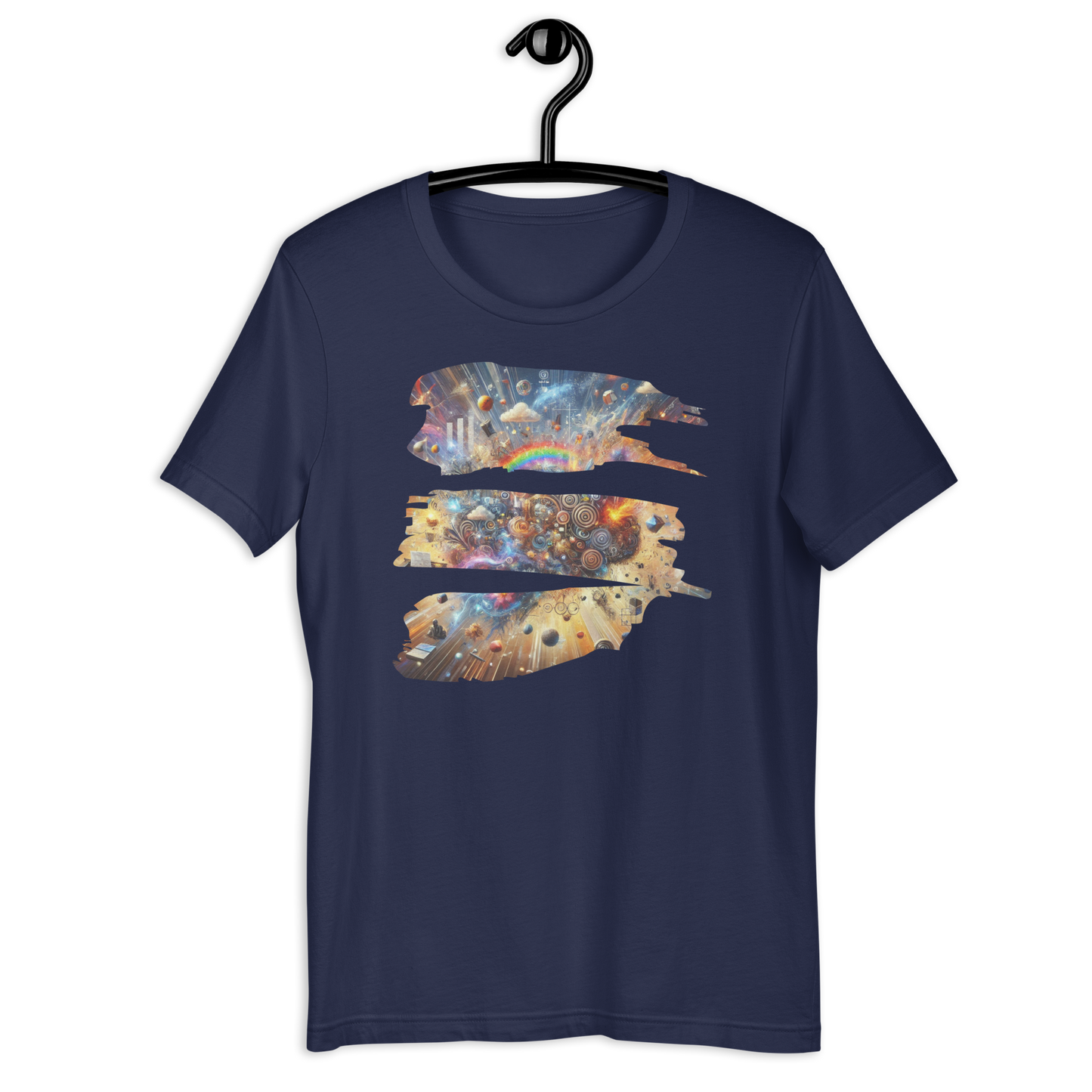 Fractured Mind Navy T-Shirt from the Chaos Threads at Absolute Legend