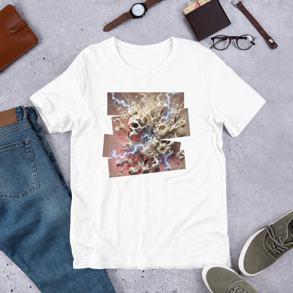 Fragmented Serenity White T-Shirt from the Chaos Threads Collection at Absolute Legend