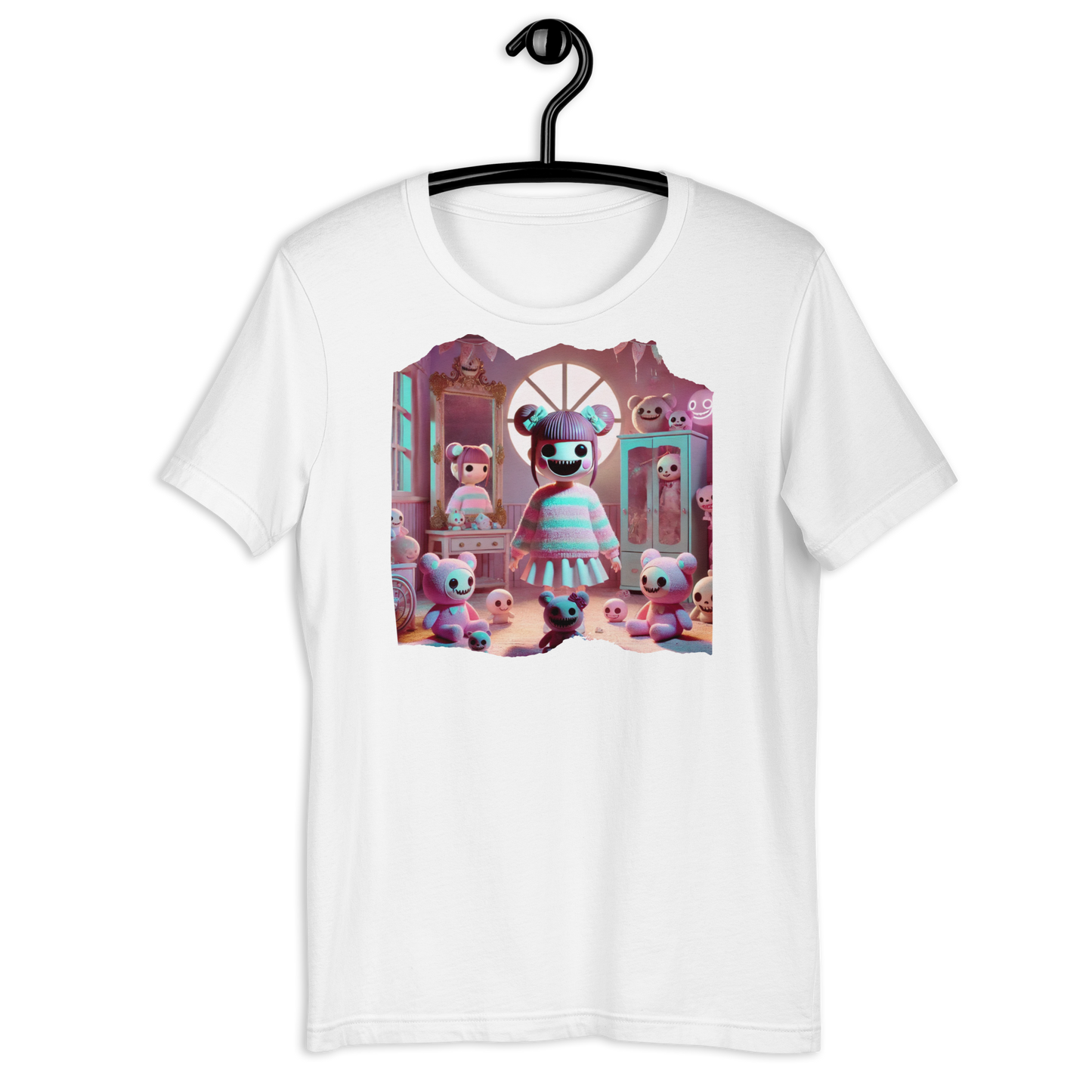 Sweetly Sinister White T-Shirt from the Twisted Kawaii Collection at Absolute Legend