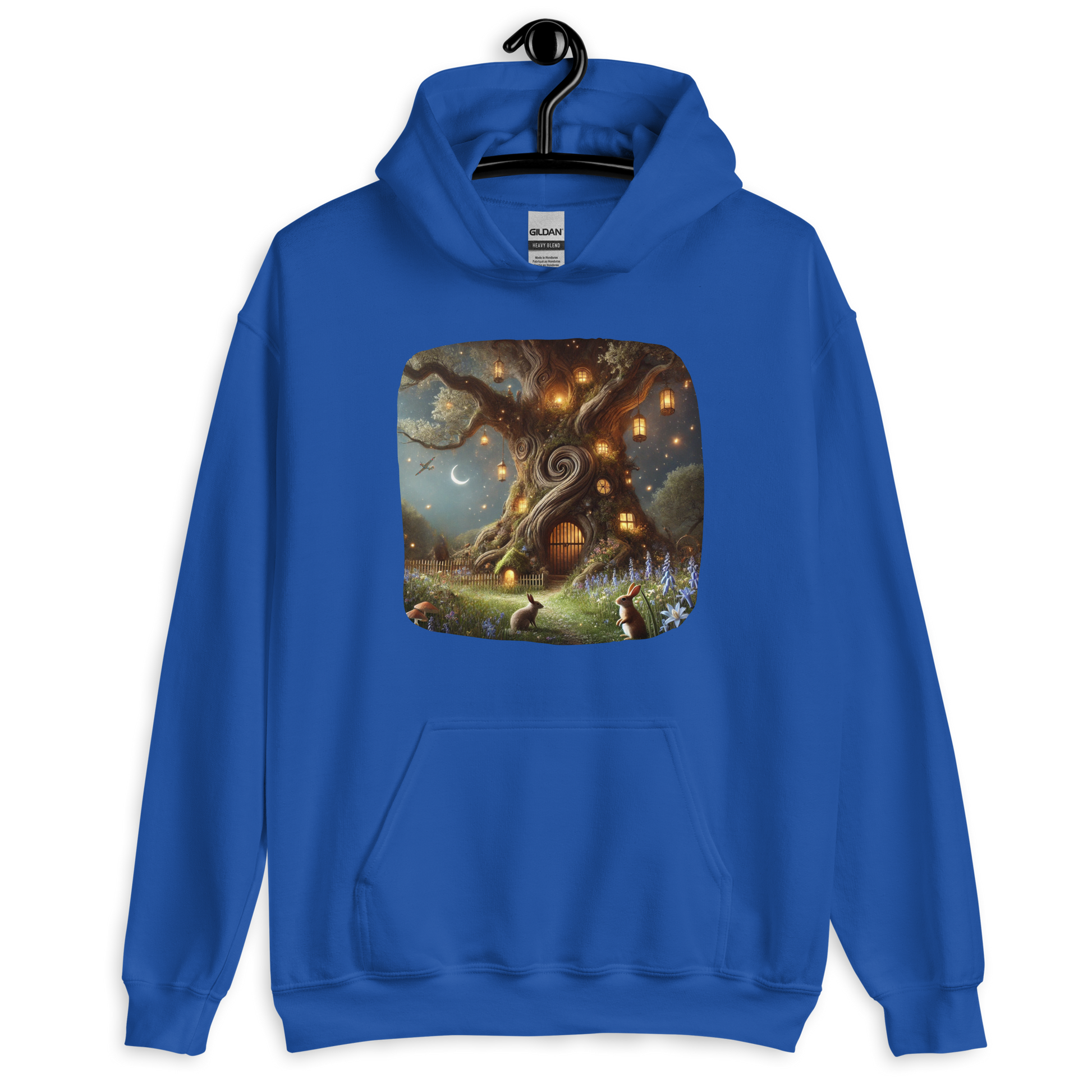 Wendy’s Place Blue Hoodie with a cosy, vintage-inspired design evoking warmth and homey nostalgia from the Woodland Whimsy Collection at Absolute Legend