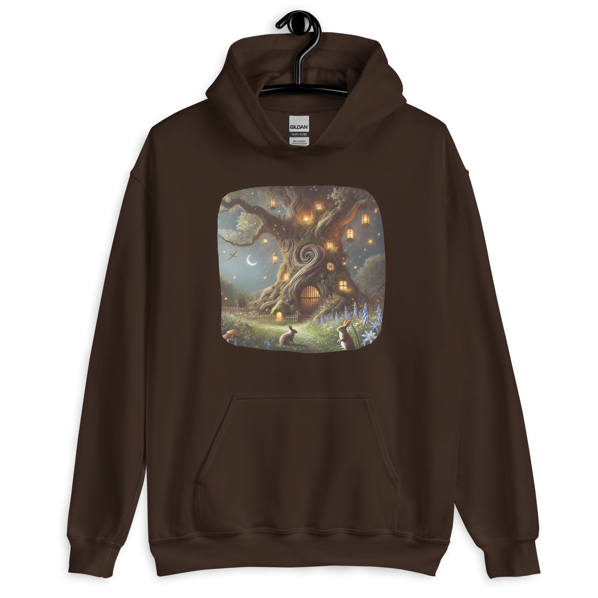Wendy’s Place Brown Hoodie with a cosy, vintage-inspired design evoking warmth and homey nostalgia from the Woodland Whimsy Collection at Absolute Legend