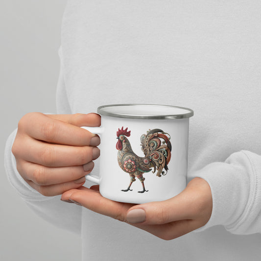 A Clucking Marvellous Enamel Chicken Mug from the Cluck Couture Collection at Absolute Legend