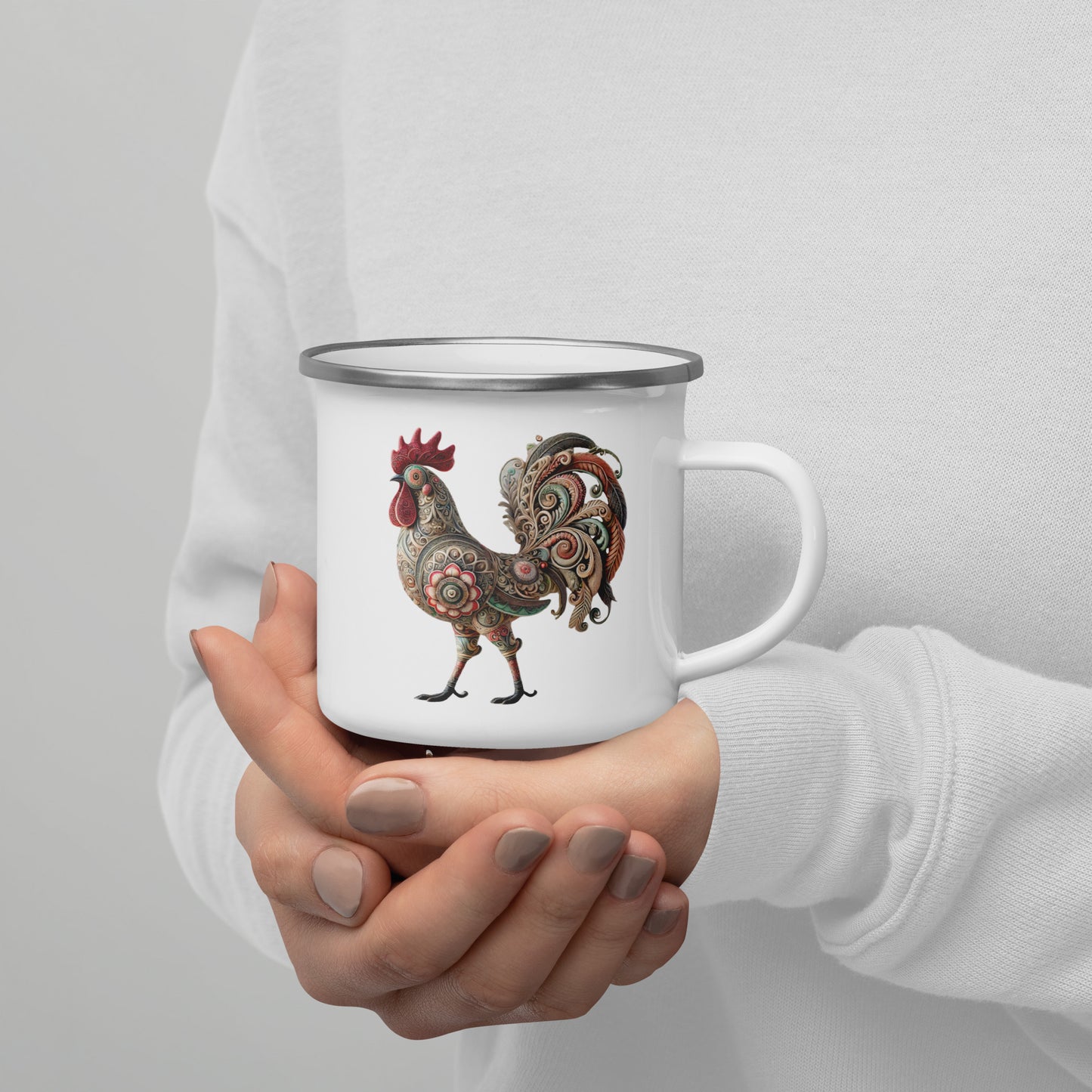 A Clucking Marvellous Enamel Chicken Mug from the Cluck Couture Collection at Absolute Legend