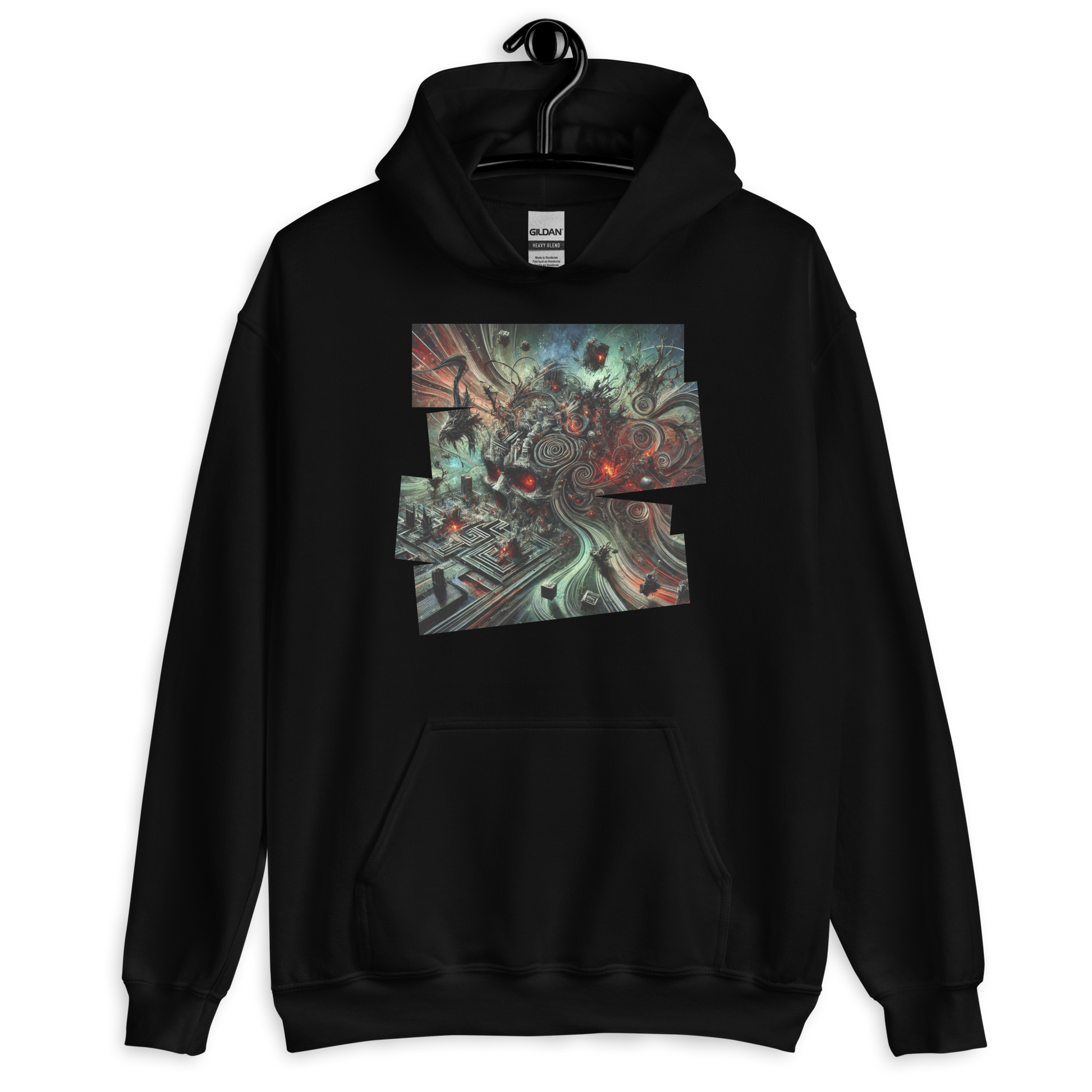 Maelstrom Resound Black Hoodie from the Chaos Threads Collection at Absolute Legend