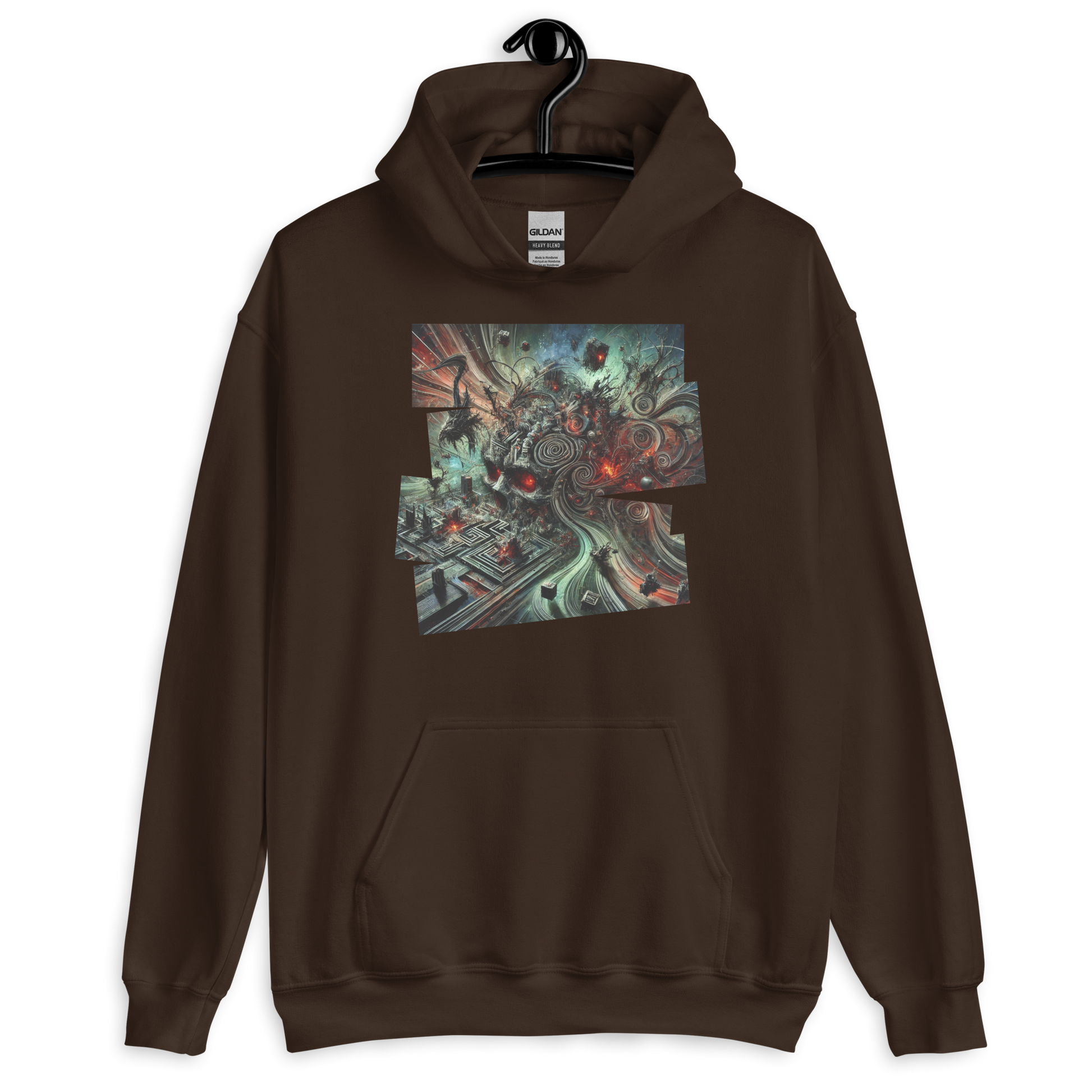 Maelstrom Resound Brown Hoodie from the Chaos Threads Collection at Absolute Legend