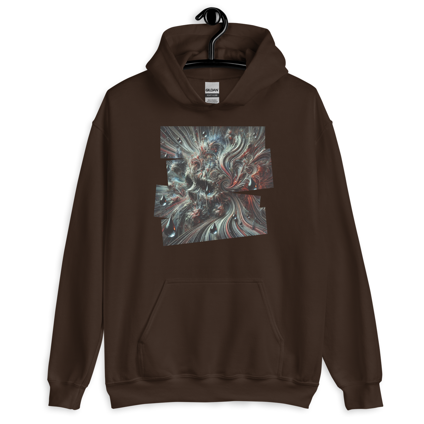 Tears in Chaos Brown Hoodie from the Chaos Threads Collection at Absolute Legend