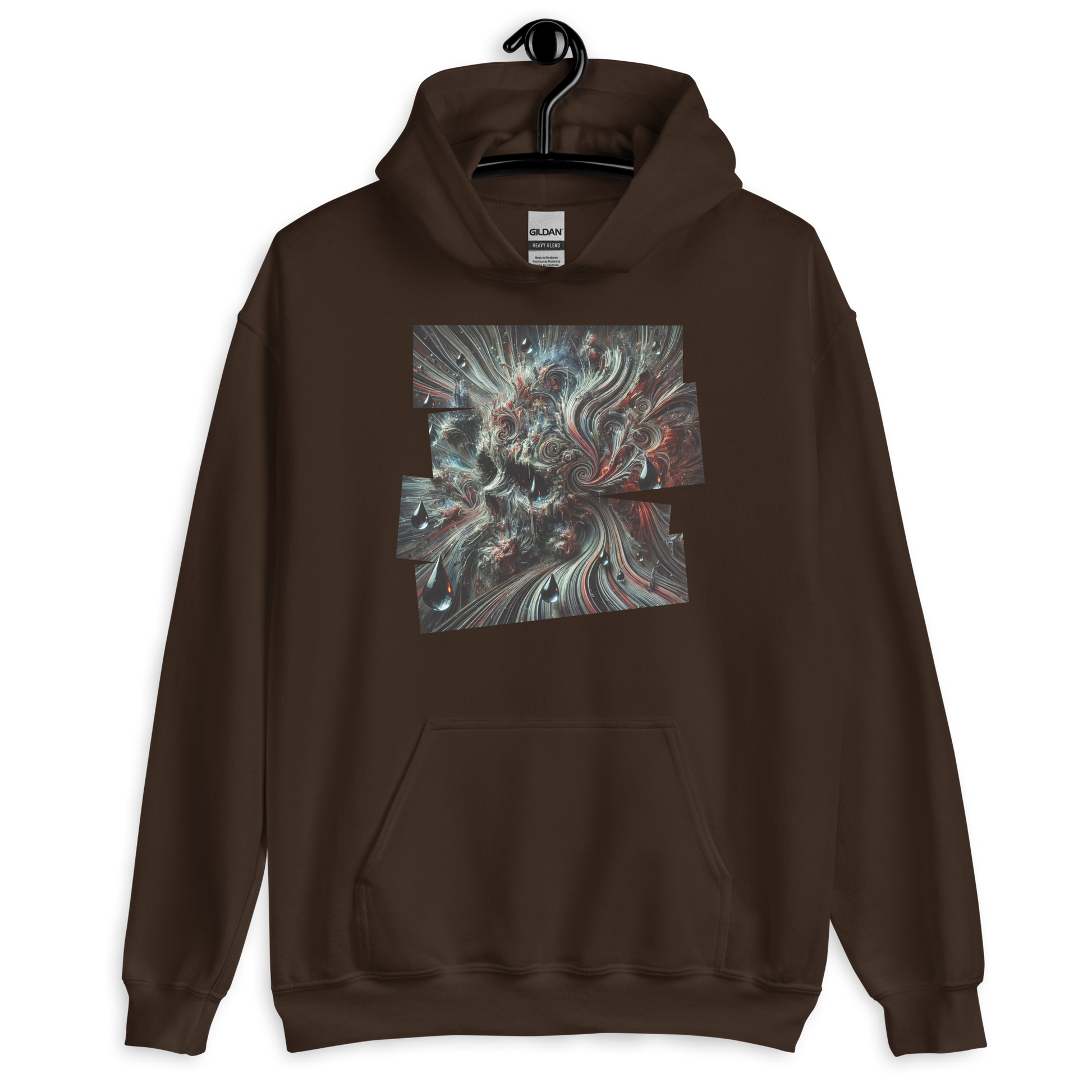 Tears in Chaos Brown Hoodie from the Chaos Threads Collection at Absolute Legend