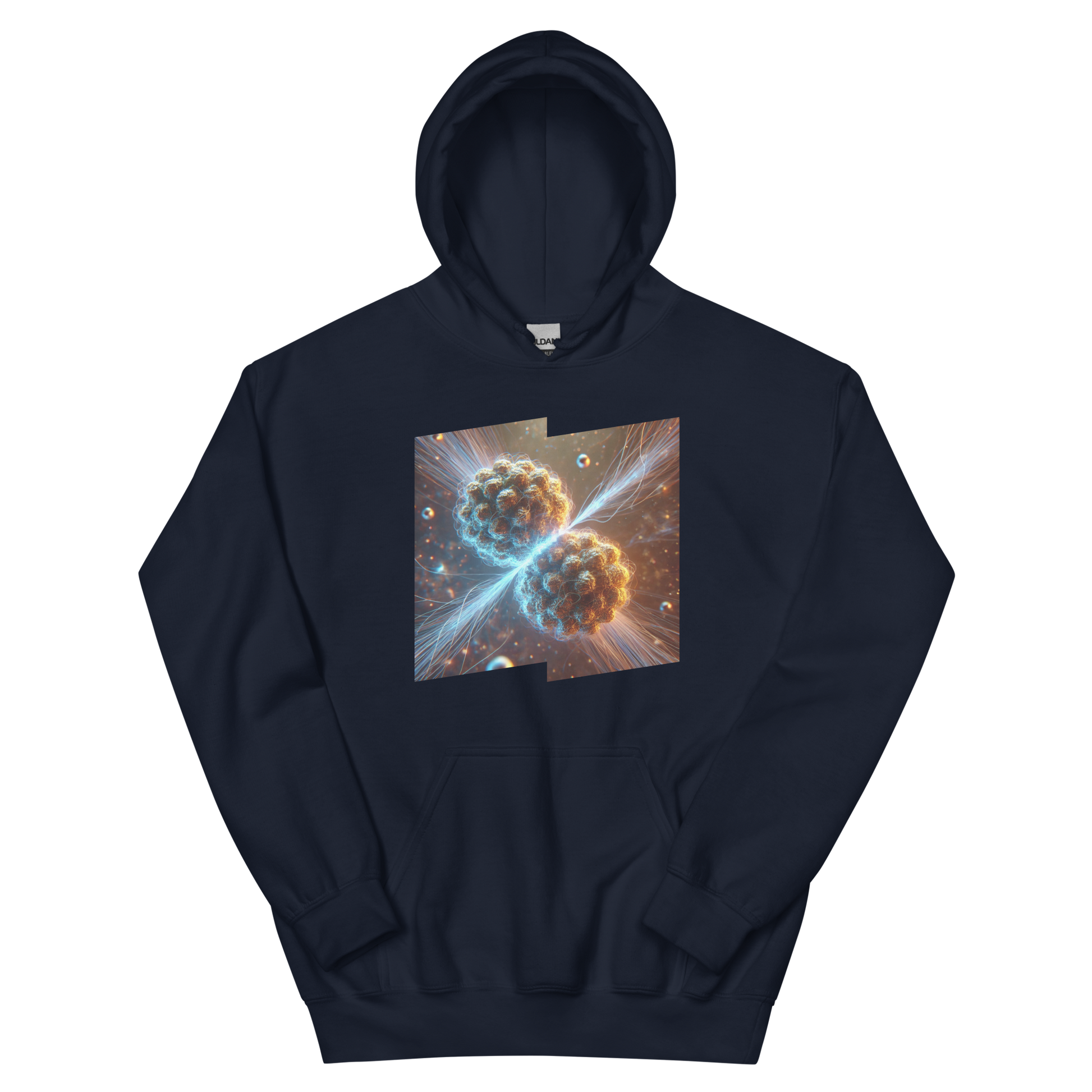 Stellar Synapse Navy Hoodie from the Quantum Converge Collection at Absolute Legend
