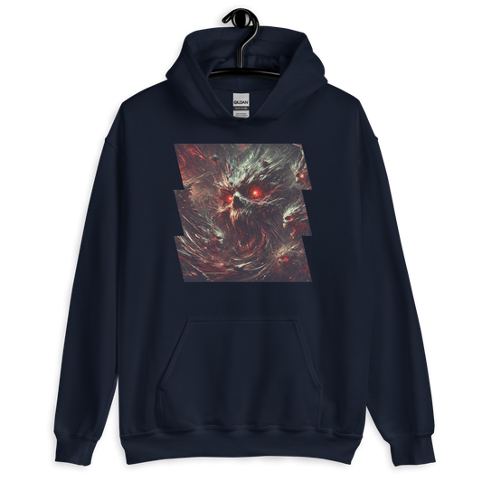 Hellstorm Scream Navy Hoodie from the Chaos Threads Collection at Absolute Legend