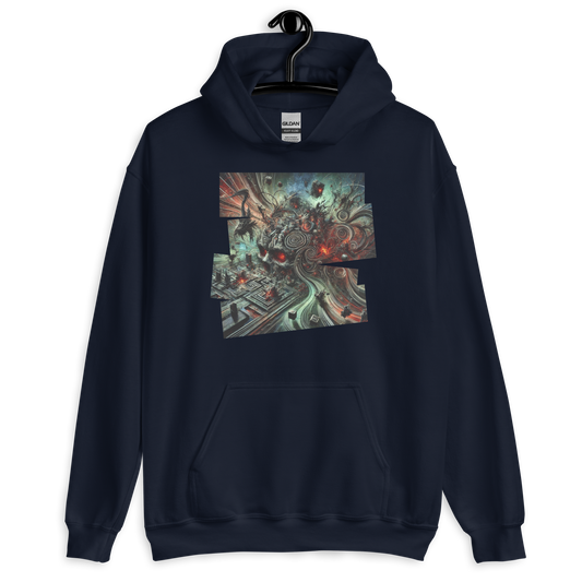 Maelstrom Resound Navy Hoodie from the Chaos Threads Collection at Absolute Legend