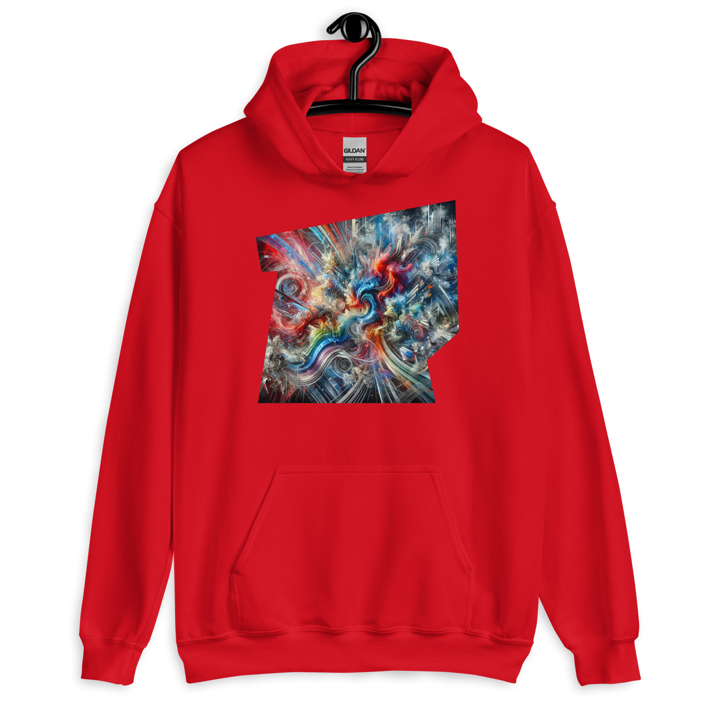 Explosive Reverie Red Hoodie from the Chaos Threads Collection at Absolute Legend