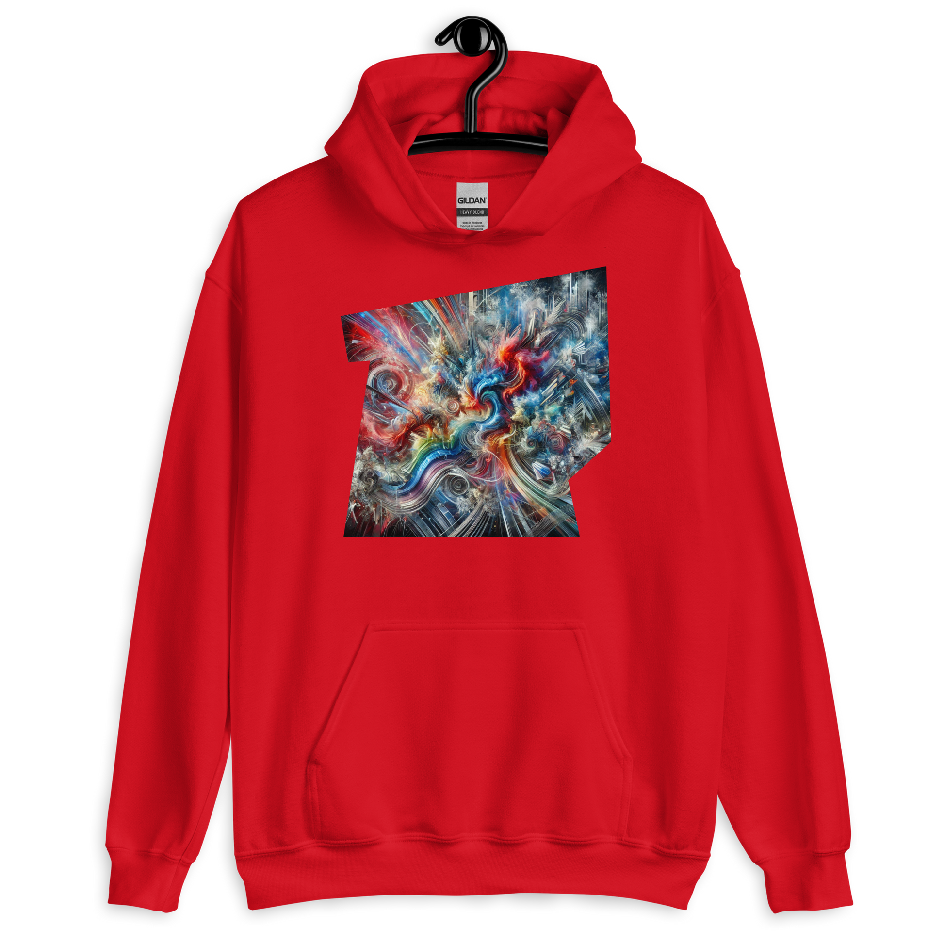 Explosive Reverie Red Hoodie from the Chaos Threads Collection at Absolute Legend
