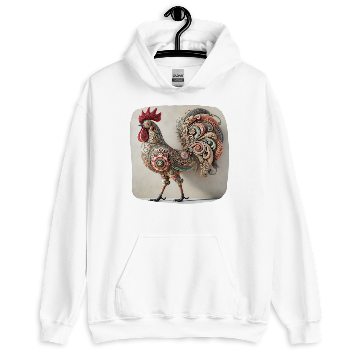 A Clucking Marvellous White Hoodie from the Cluck Couture Collection at Absolute Legend 