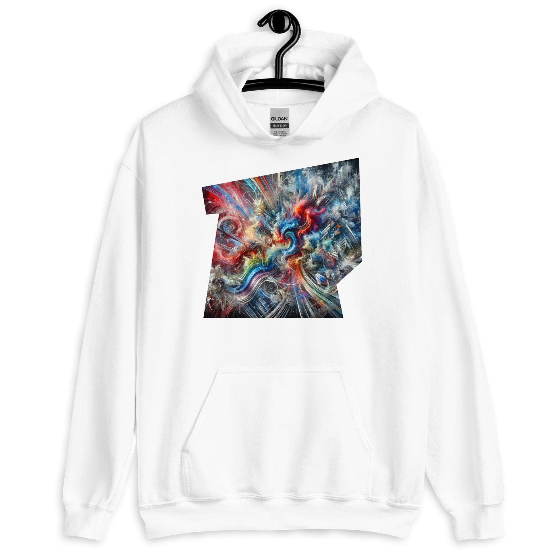 Explosive Reverie White Hoodie from the Chaos Threads Collection at Absolute Legend