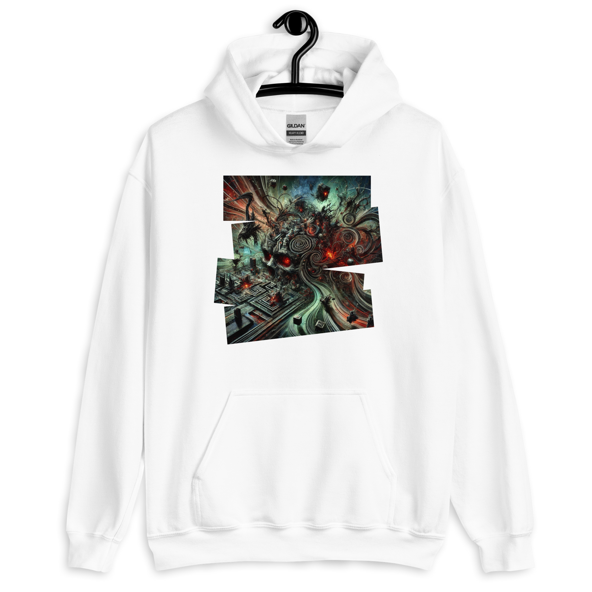 Maelstrom Resound White Hoodie from the Chaos Threads Collection at Absolute Legend