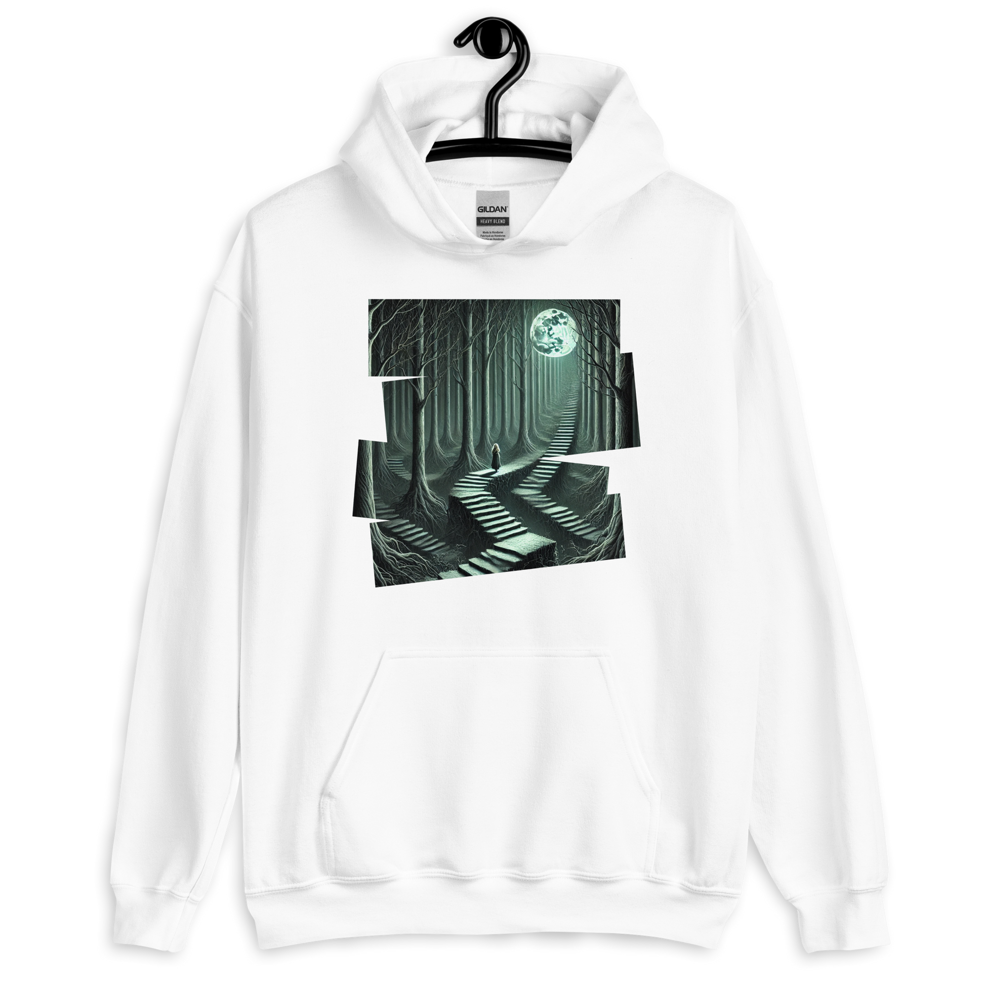 Perpetual Divergence White Hoodie from the Chaos Threads Collection at Absolute Legend