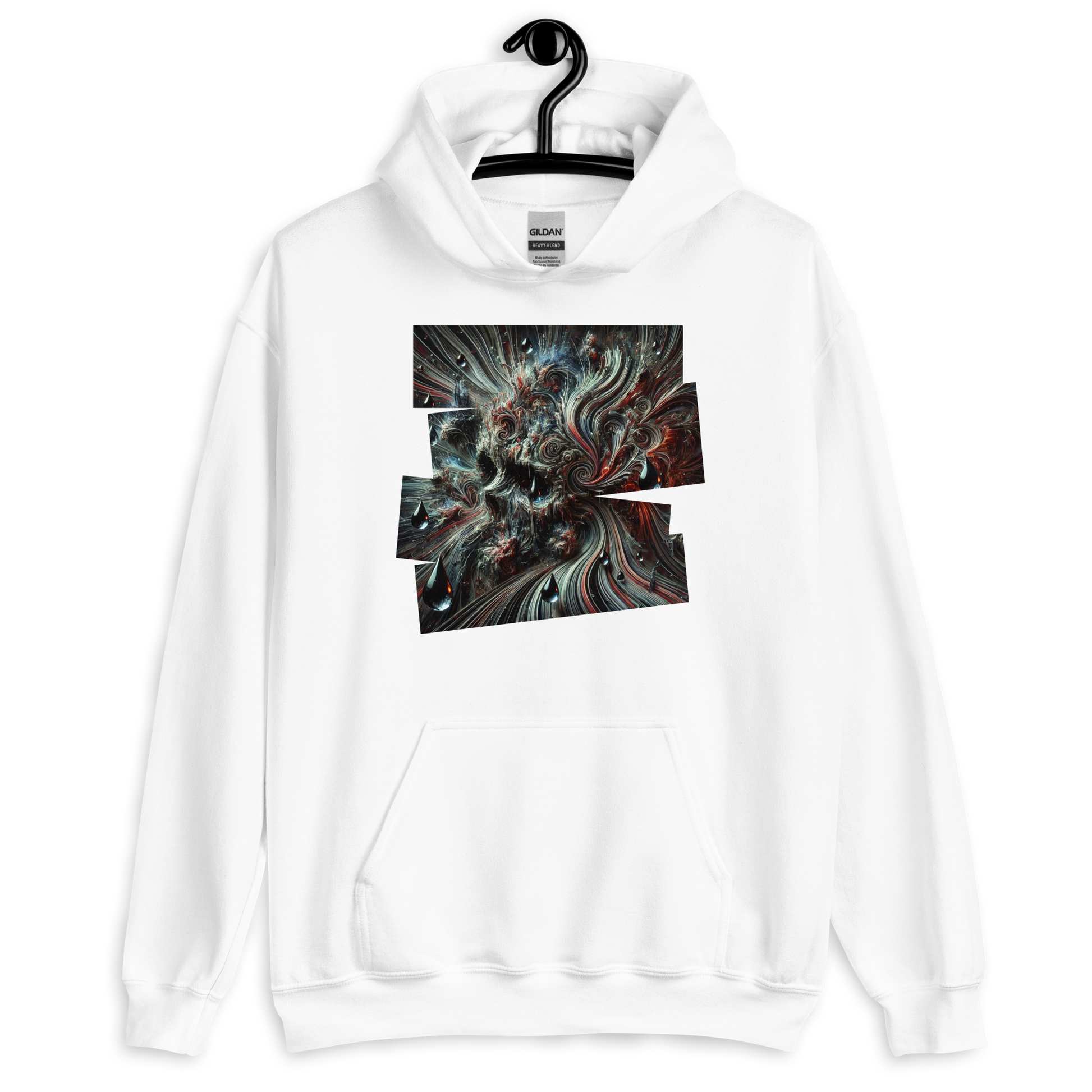 Tears in Chaos White Hoodie from the Chaos Threads Collection at Absolute Legend