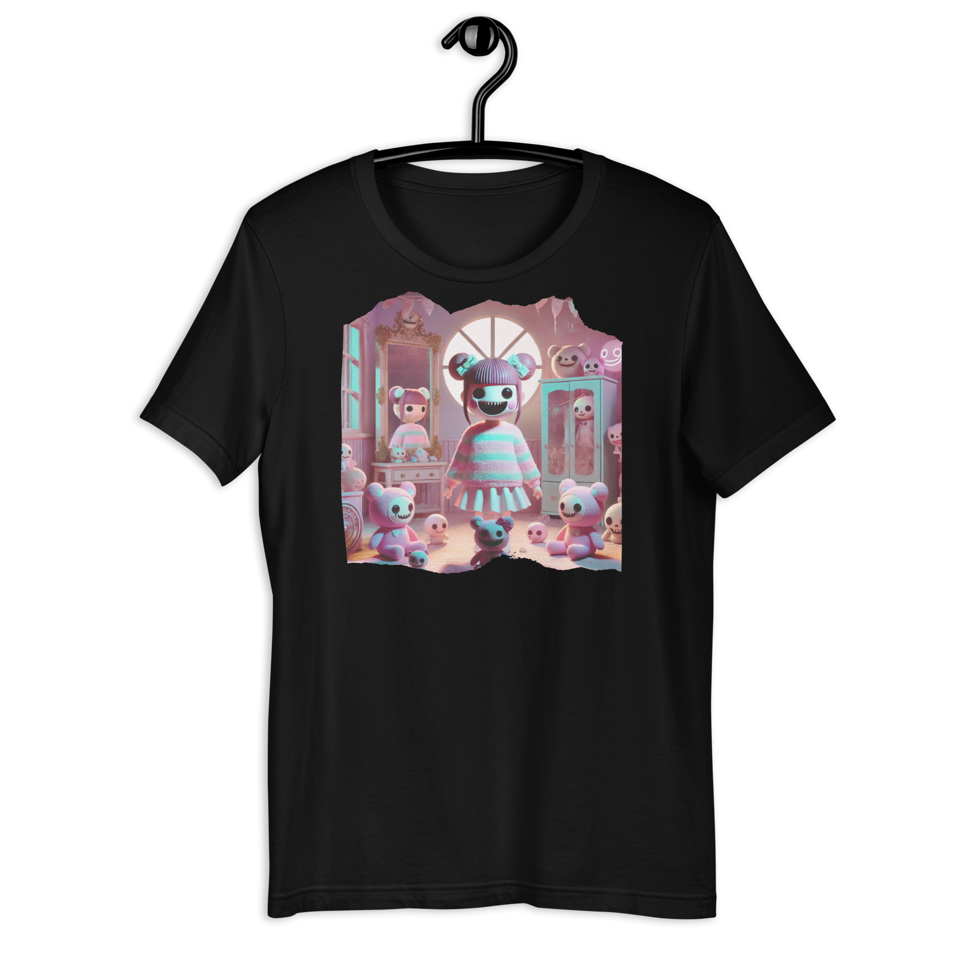 Sweetly Sinister Black T-Shirt from the Twisted Kawaii Collection at Absolute Legend