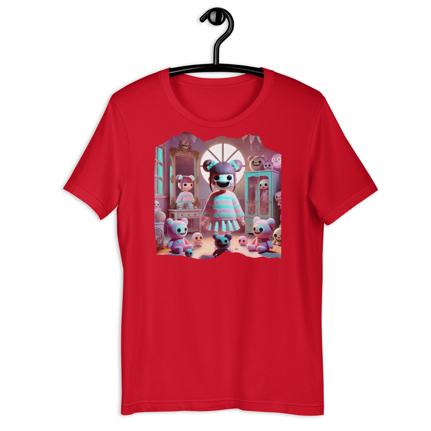 Sweetly Sinister Red T-Shirt from the Twisted Kawaii Collection at Absolute Legend