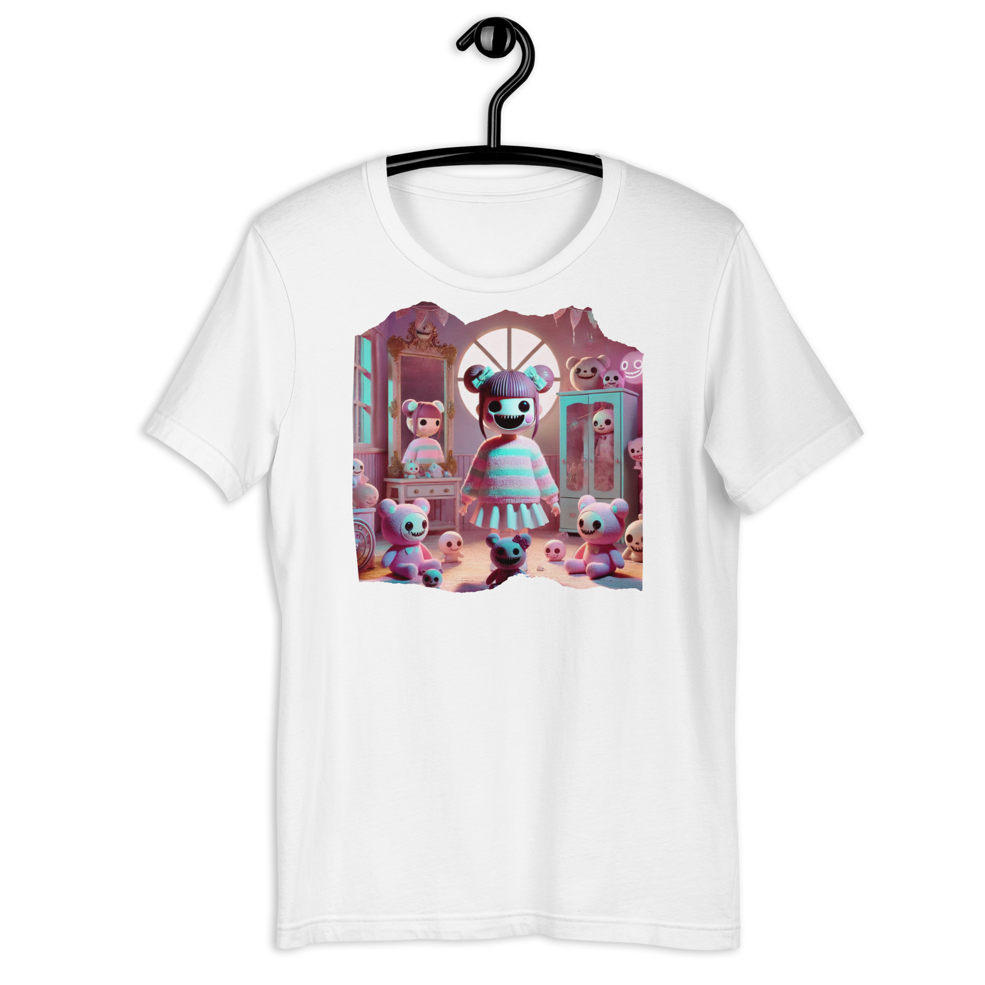 Sweetly Sinister White T-Shirt from the Twisted Kawaii Collection at Absolute Legend